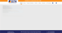 Desktop Screenshot of iewconstructiongroup.com